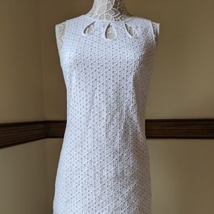 Maison Jules White Eyelet Dress